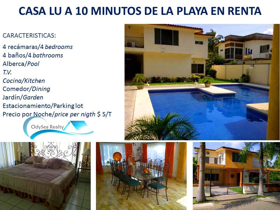Casa Grande Ixtapa Renta por día-semanas – Inmobiliaria Odysea Realty –  Bienes Raíces en Ixtapa y Zihuatanejo